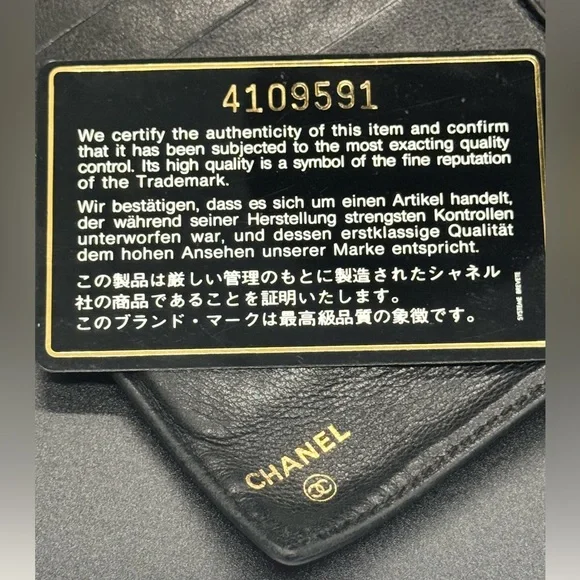 CHANEL BLK Caviar Leather Long Wallet - Picture 8 of 16